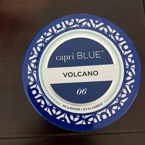 Capri BLUE volcano candle